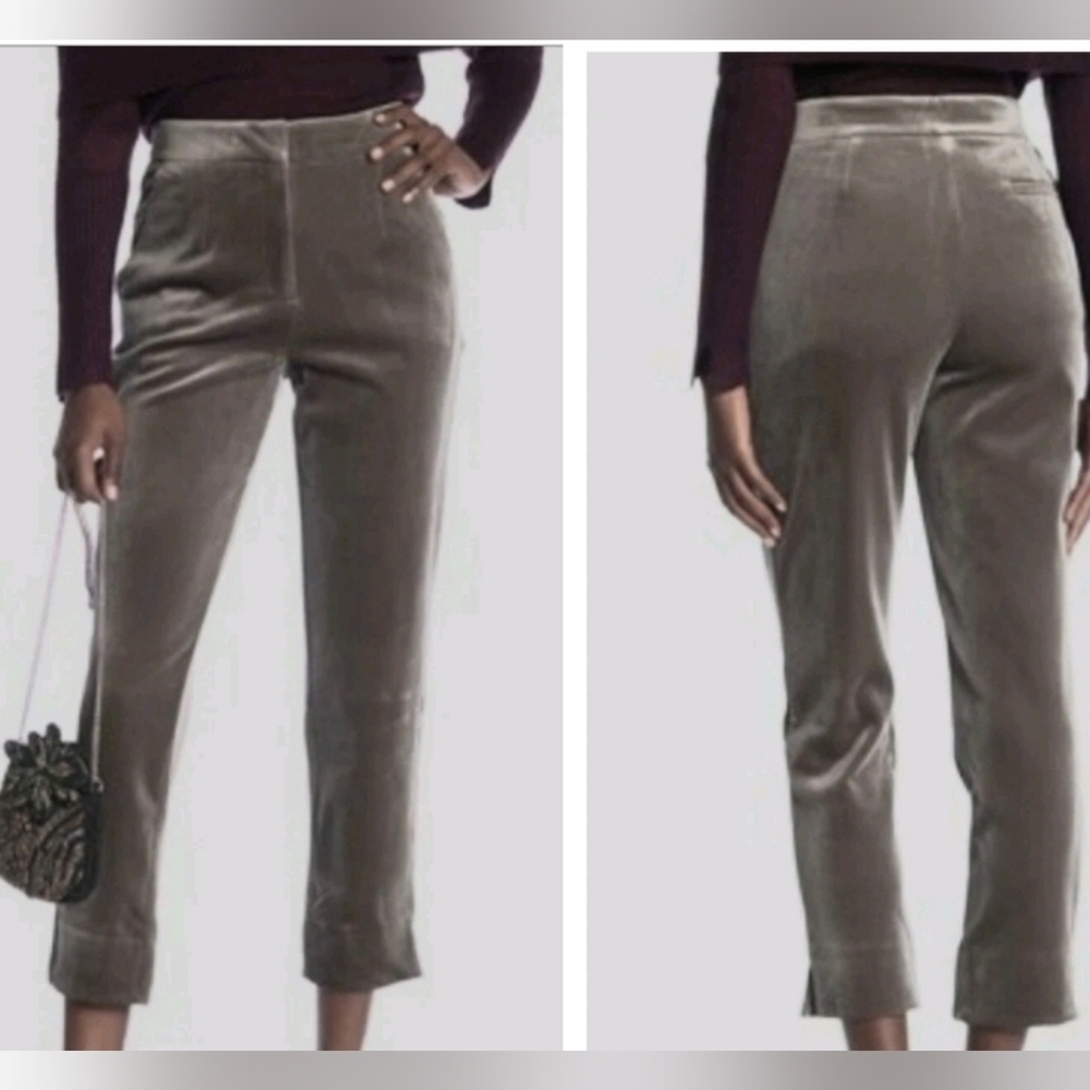 Romeo & Juliet Womens Pants Small Couture Velvet Dark Grey High Waist